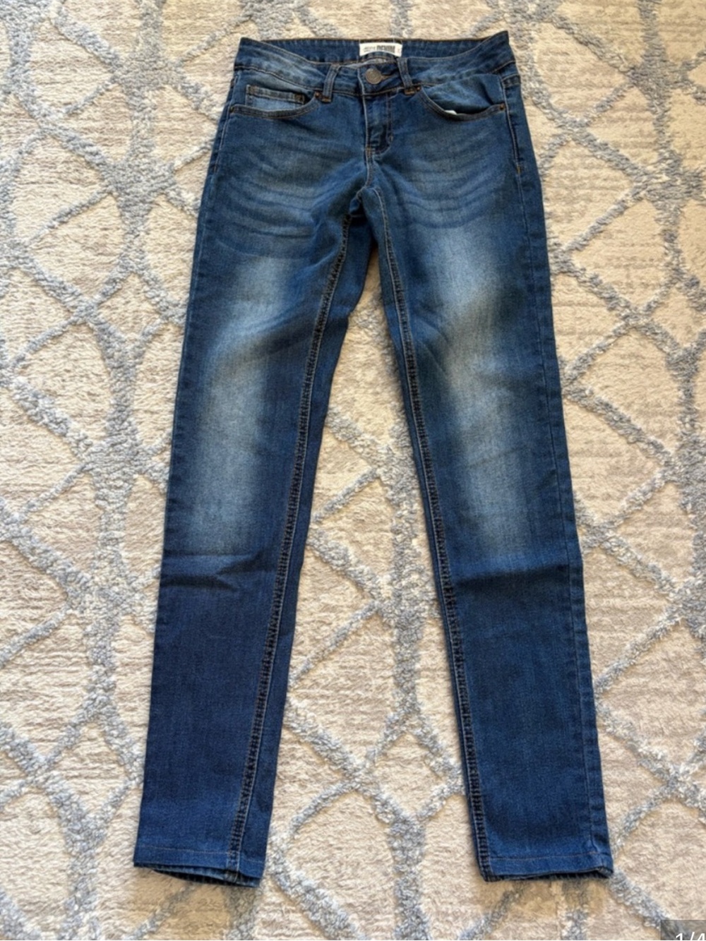 3 for $14 Ardene Denim blue skinny jeans size 1